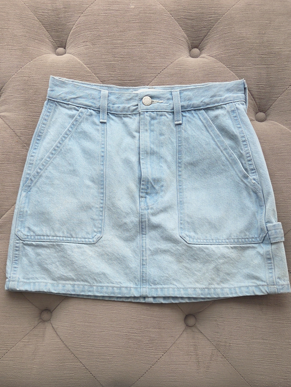 Denim Forum Utility Denim Skirt
